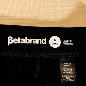 Black Skinny Yoga Work Pants by Betabrand